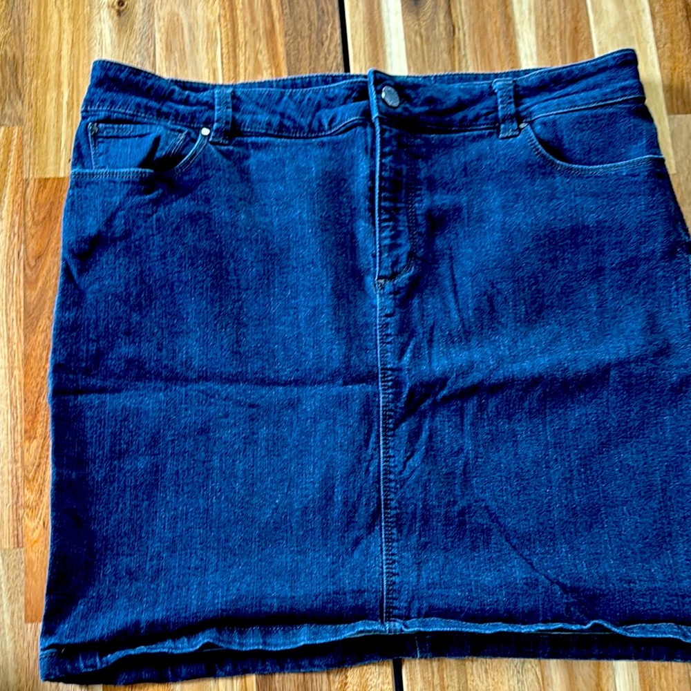Ann Taylor Indigo Denim Skirt